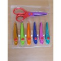 Set of 7 Craft Scissors