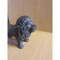 Cast Iron Lion Figurine Toilet Paper Holder (NEW CONDITION)