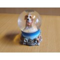 Small Dog Snow Globe