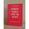 Reader`s Digest Write Better, Speak better (Hardcover)