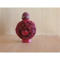 Miniature Ornamental Snuff Bottle - 6cm x 5cm
