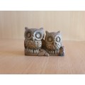 Brass Owl Figurine - 7cm x 5cm