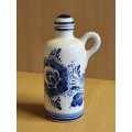 Small Blue & White Handpainted Delft Jug - 10cm x 4cm