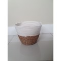 Round Storage Basket/Planter (width 22cm height 17cm)