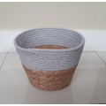 Round Storage Basket/Planter (width 24cm height 19cm)