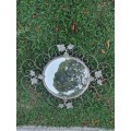 Vintage Round Dome Shape Mirror with Metal Frame