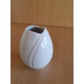 Small White Arzberg Porcelain Vase - Made in Germany (height 9cm width 8cm)