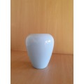 Blue Ceramic Vase - height 14cm width 13cm