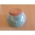 Small Stoneware Vase - width 8cm height 5cm