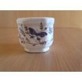 Miniature Ceramic Floral/Butterfly Planter - width 5cm height 4cm