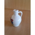 Miniature Floral Ceramic Jug - height 8cm width 7cm