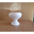 White Ceramic Posy Vase - height 13cm width 14cm