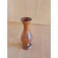 Small Wooden Vase - height 12cm width 7cm