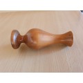Small Wooden Vase - height 12cm width 7cm