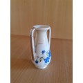 Small Floral Ceramic Vase (height 10cm width 6cm)