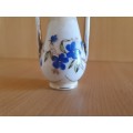 Small Floral Ceramic Vase (height 10cm width 6cm)
