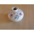 Small Floral Ceramic Vase - width 10cm height 7cm