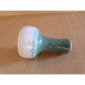 Small Two Tone Ceramic Vase - height 9cm width 6cm