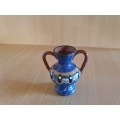 Miniature Ceramic Vase - height 7cm width 6cm