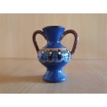 Miniature Ceramic Vase - height 7cm width 6cm