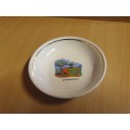 Small Round Souvenir Ceramic Bowl - Springbok (width 14cm height 3cm)