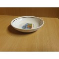 Small Round Souvenir Ceramic Bowl - Springbok (width 14cm height 3cm)