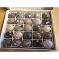 25 Piece Marble Eggs - Gemstones of Zimbabwe
