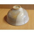 Round Stoneware Bowl - width 14cm height 8cm