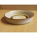 Round Stoneware Bowl - width 17cm height 3cm