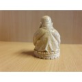 Small Buddha Figurine - 5cm x 5cm height 7cm