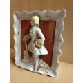 Vintage French Male Figurine Display - 15cm x 12cm
