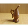 Miniature Wooden Jug - height 9cm width 4cm