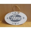 Wall Sign - Home (20cm x 12cm)