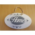 Wall Sign - Home (20cm x 12cm)