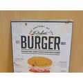 Metal Wall Sign - The Anatomy of the Perfect Burger - 30cm x 20cm