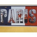 Metal Sign - Paris (30cm x 15cm)