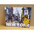 Metal Wall Sign - New York (25cm x 20cm)