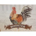 Metal Wall Sign - Rooster (25cm x 20cm)