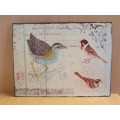 Metal Wall Sign - Birds (35cm x 26cm)