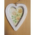 Small Heart Shaped Wall Hanging - 12cm x 10cm