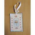 Small Metal Cake Plaque - 13cm x 9cm