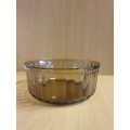 Round Glass Arcopol Bowl, Made in France (width 22cm height 10cm)