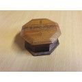 Wooden Trinket Box - width 10cm height 4cm