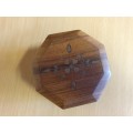 Wooden Trinket Box - width 10cm height 4cm