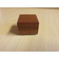 Wooden Trinket Box - 5cm x 5cm height 4cm