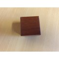 Wooden Trinket Box - 5cm x 5cm height 4cm