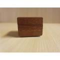 Wooden Trinket Box - 5cm x 5cm height 4cm