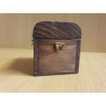 Small Wooden Box - 9cm x 6cm height 7cm