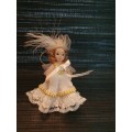 Miniature Doll Keyring/Keychain (height 9cm. width 5cm)