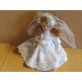 Miniature Porcelain Doll - 10cm x 6cm